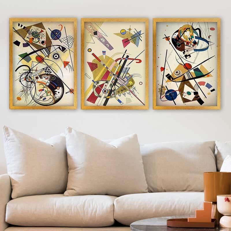 Wallity Set uramljenih slika 3AC_UN2962870, 3 dijela