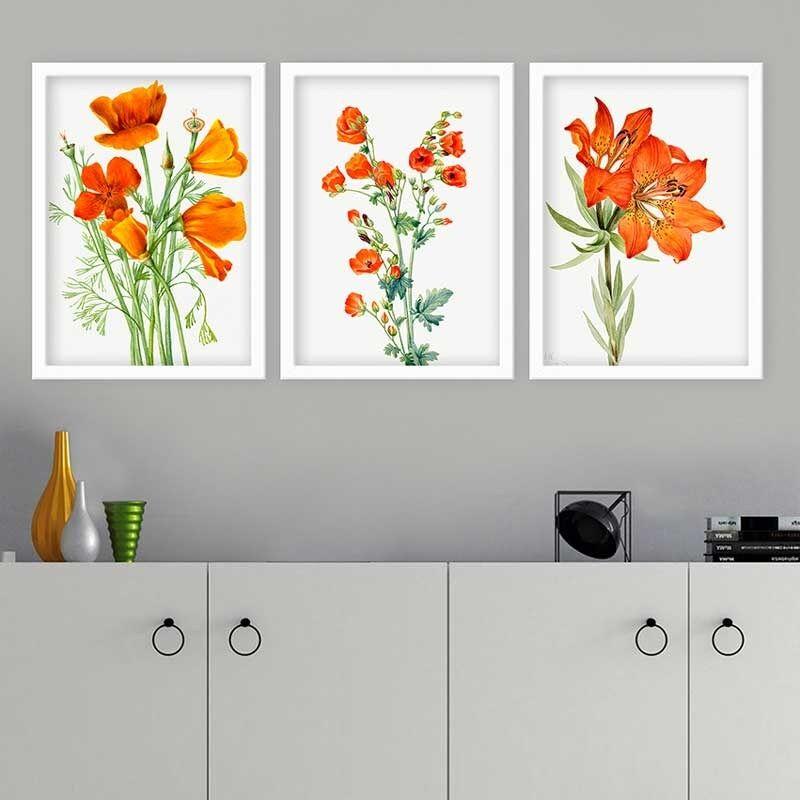 Wallity Set uramljenih slika 3BC_12613512, 3 dijela