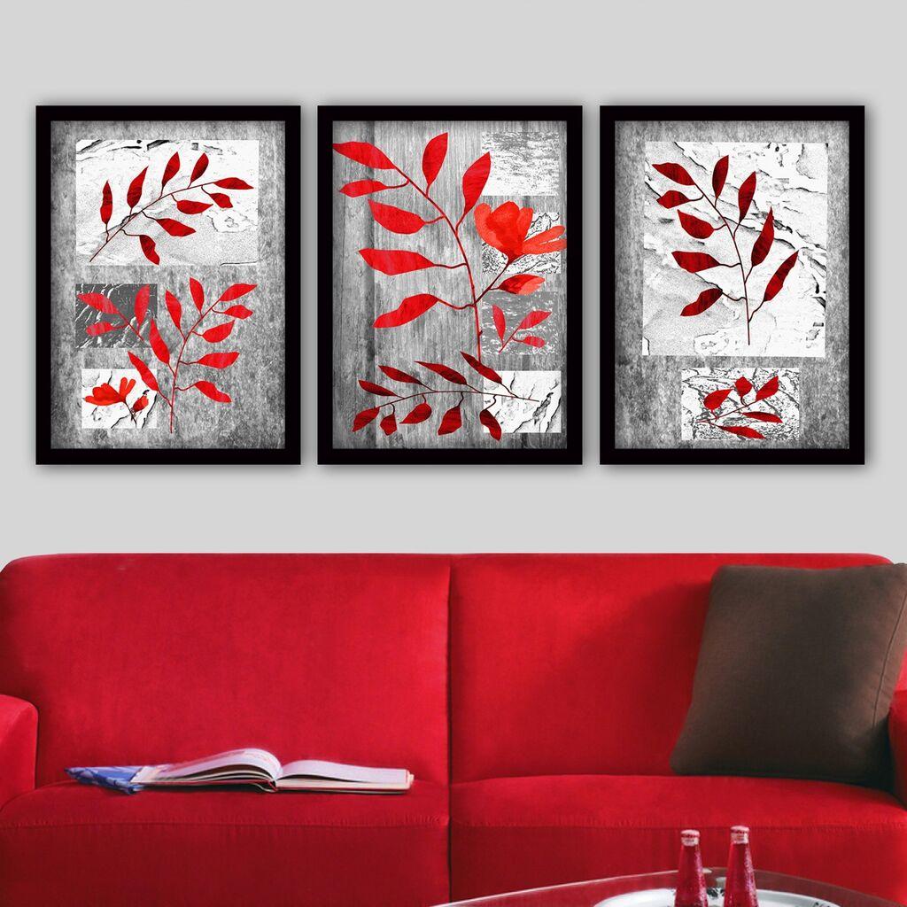 Wallity Set uramljenih slika 3SC135, 3 dijela