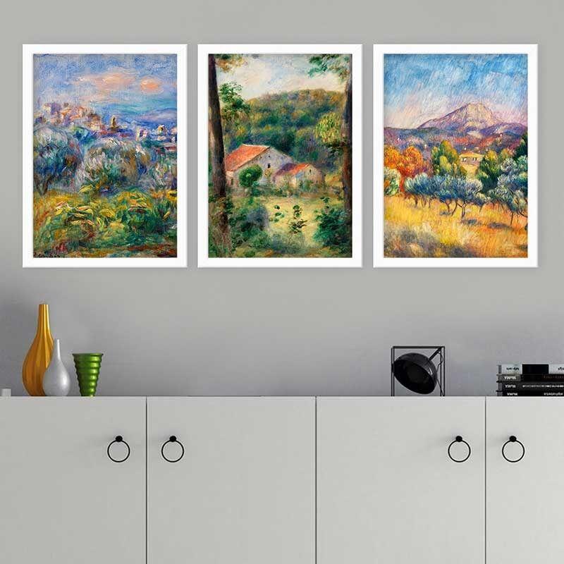 Wallity Set uramljenih slika 3BC_UN894988, 3 dijela