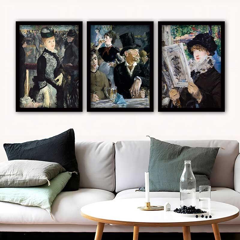 Wallity Set uramljenih slika 3SC_UN195150, 3 dijela