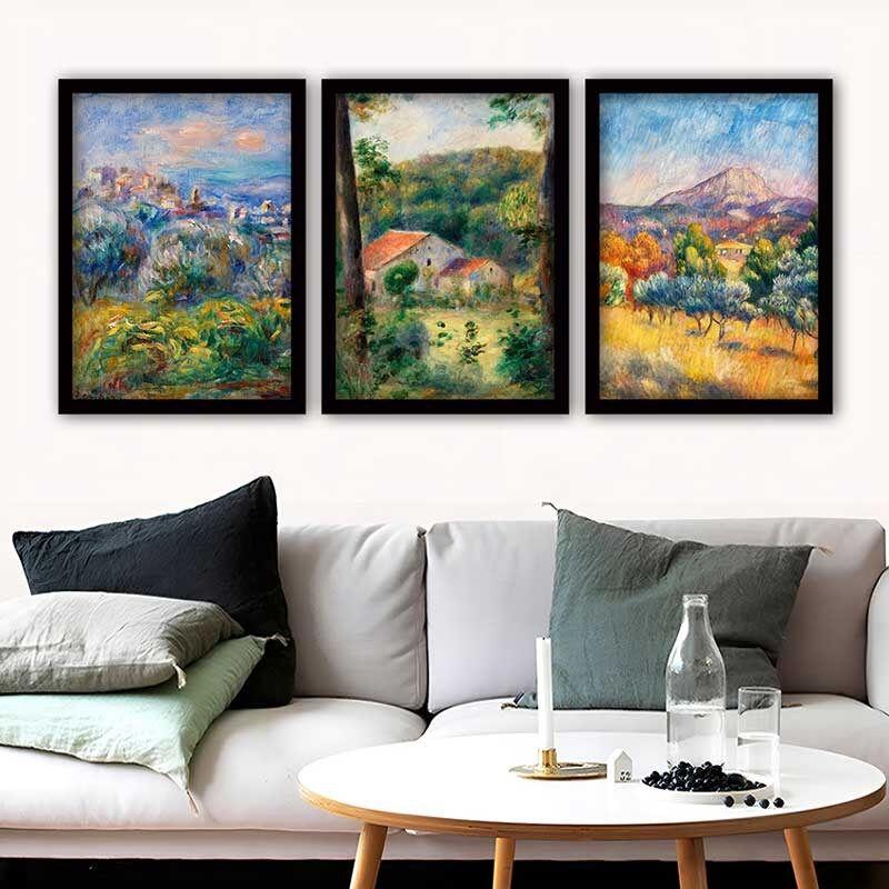 Wallity Set uramljenih slika 3SC_UN894988, 3 dijela