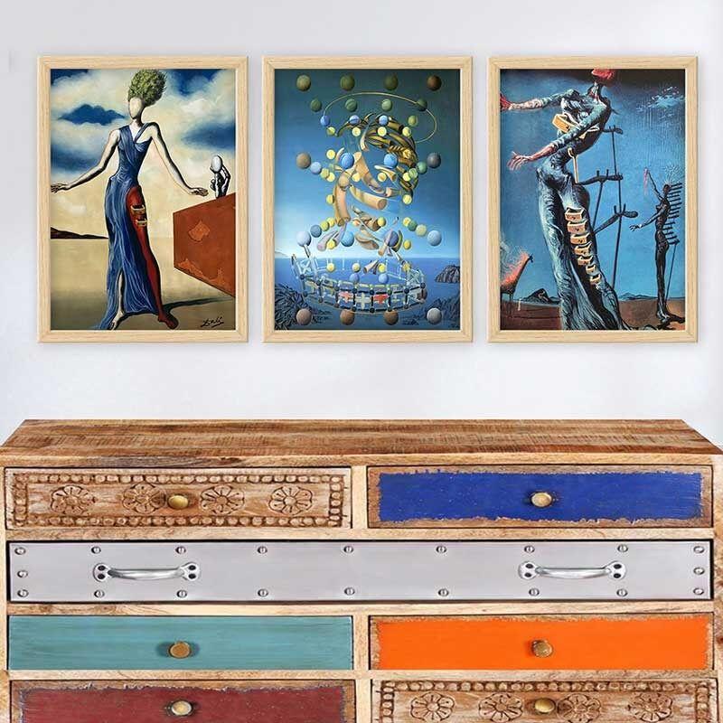 Wallity Set uramljenih slika 3NTC_UN24751, 3 dijela