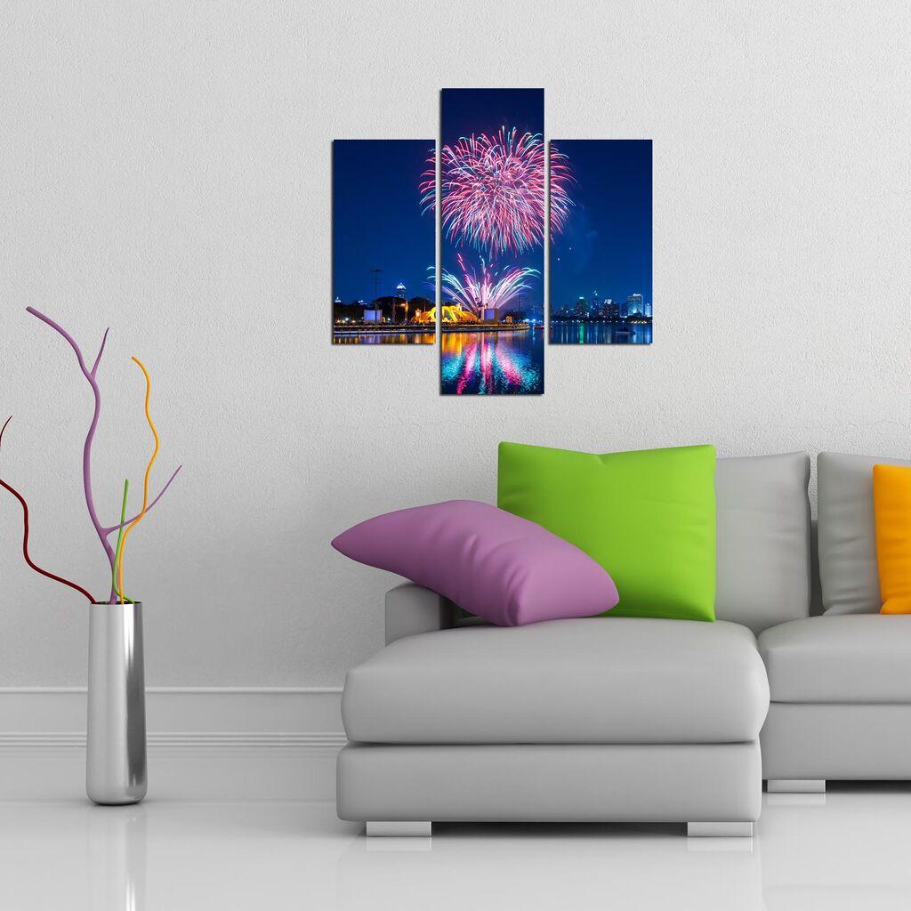 Wallity set slika 3MDF-072, 3 dijela