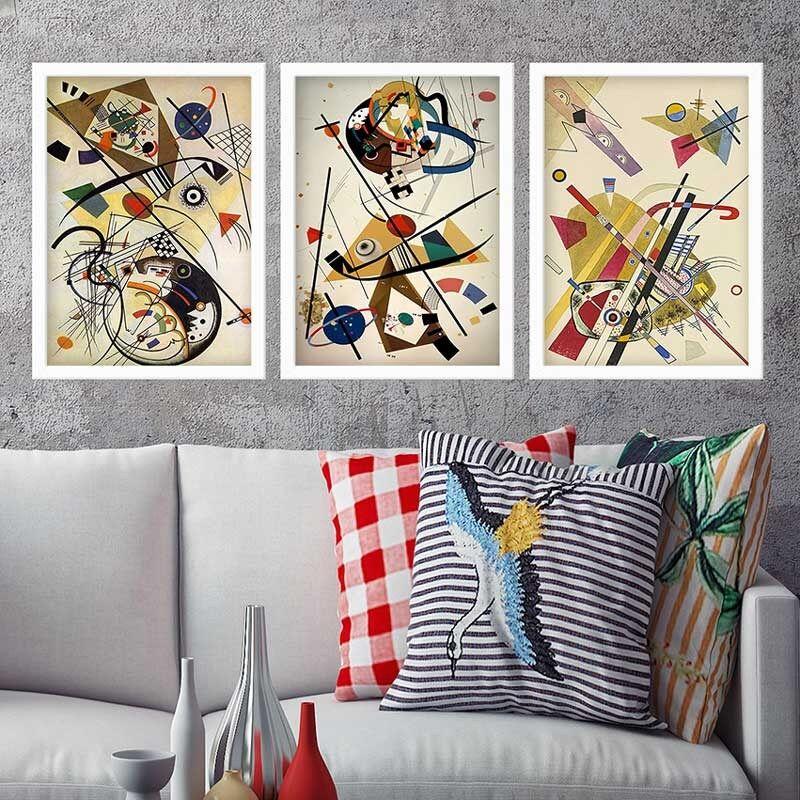 Wallity Set uramljenih slika 3BC_UN2962870, 3 dijela