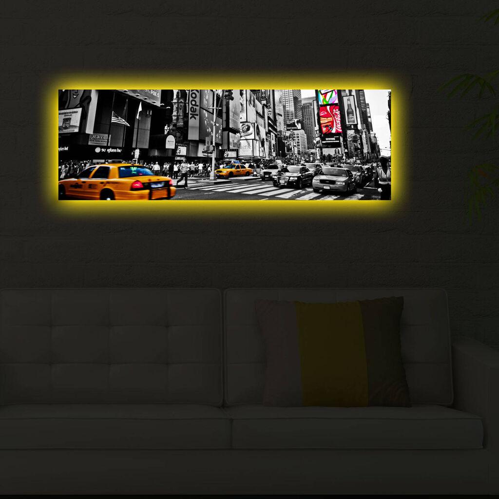Zidna slika sa LED osvetljenjem 3090DACT-32, 30x90 cm