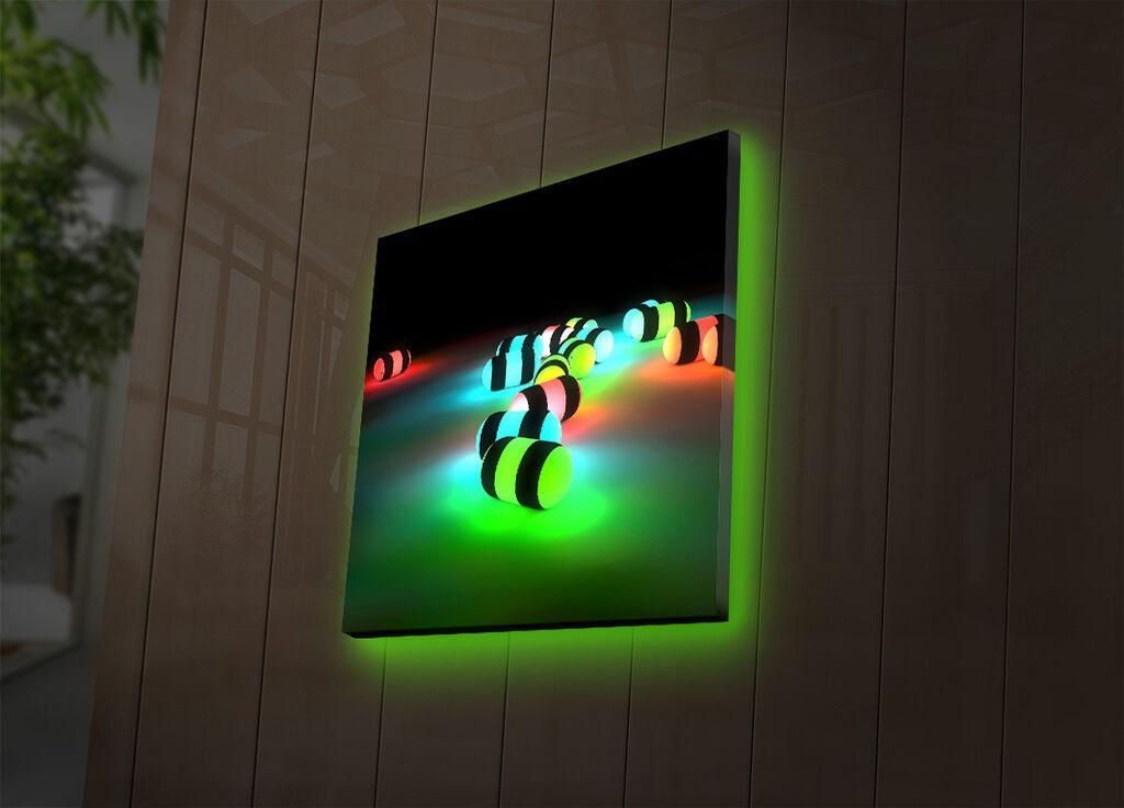 Zidna slika sa LED osvetljenjem 2828DACT-34, 28x28 cm