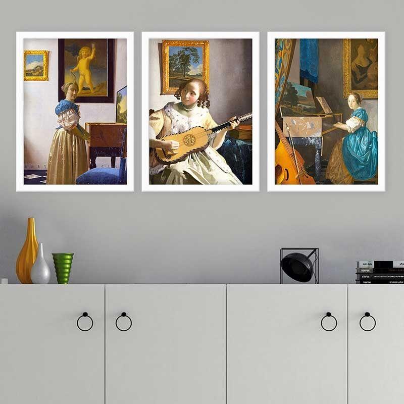 Wallity Set uramljenih slika 3BC_UN3844990, 3 dijela