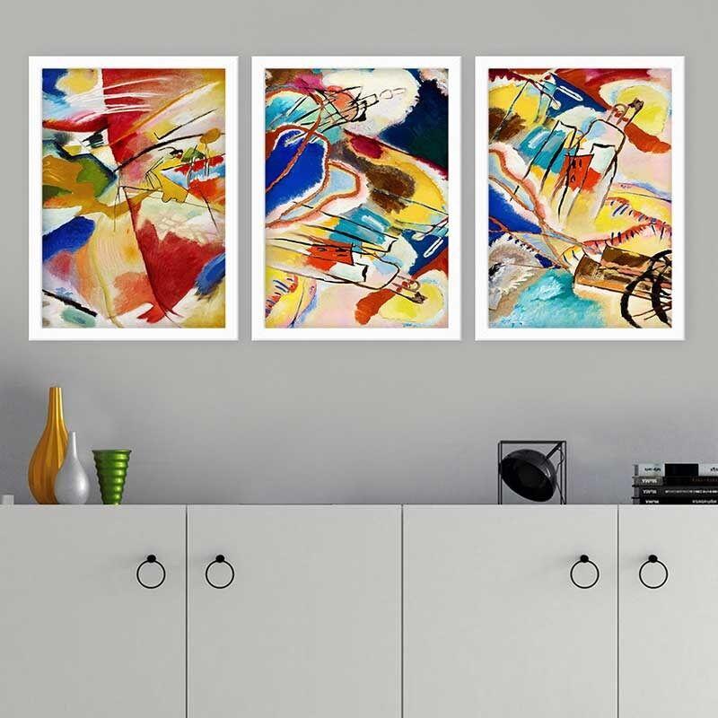 Wallity Set uramljenih slika 3BC_UN3933039 , 3 dijela