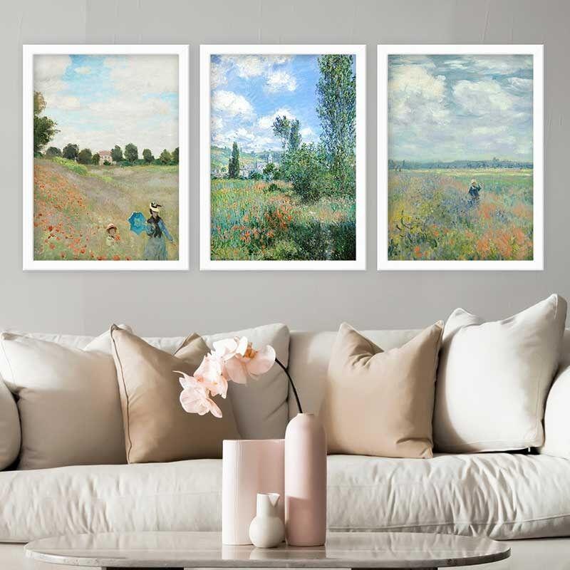 Wallity Set uramljenih slika 3BC_UN2677423, 3 dijela