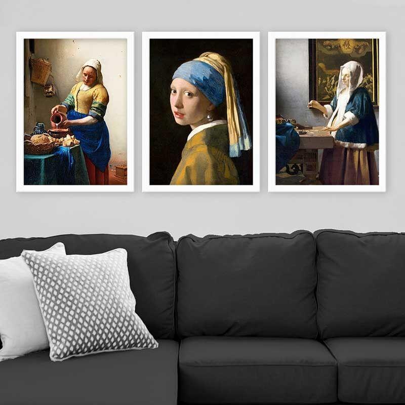 Wallity Set uramljenih slika 3BC_UN1015467, 3 dijela
