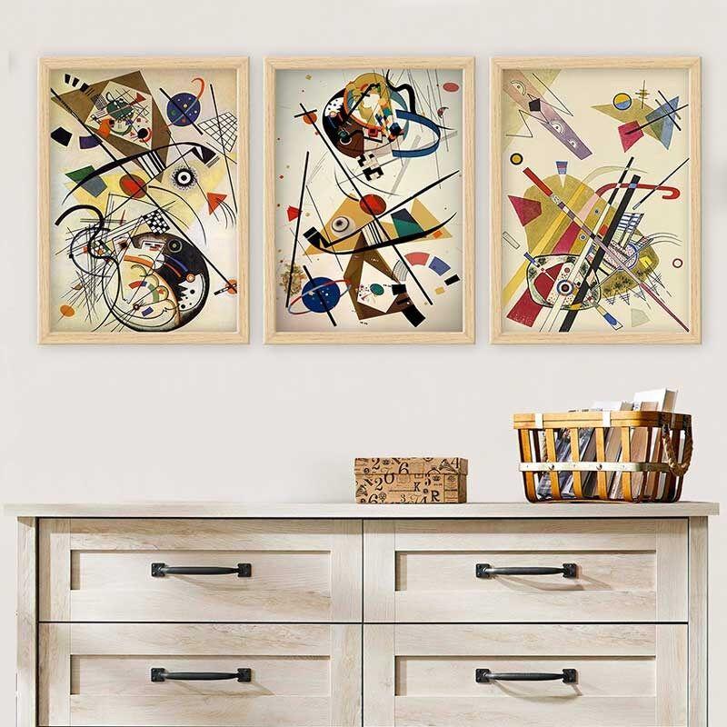 Wallity Set uramljenih slika 3NTC_UN2962870, 3 dijela