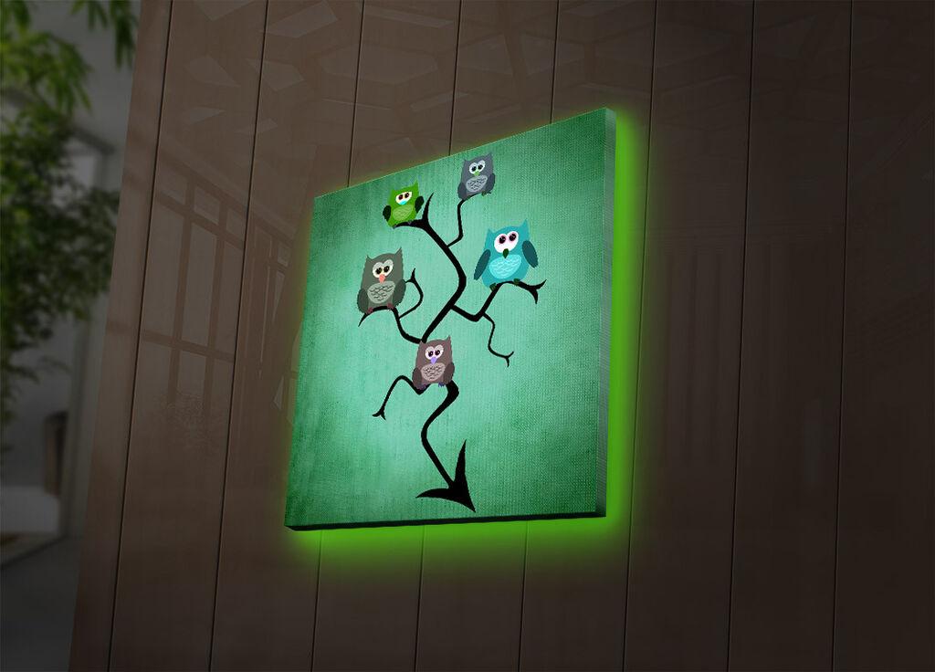 Zidna slika sa LED osvetljenjem 2828DACT-43, 28x28 cm