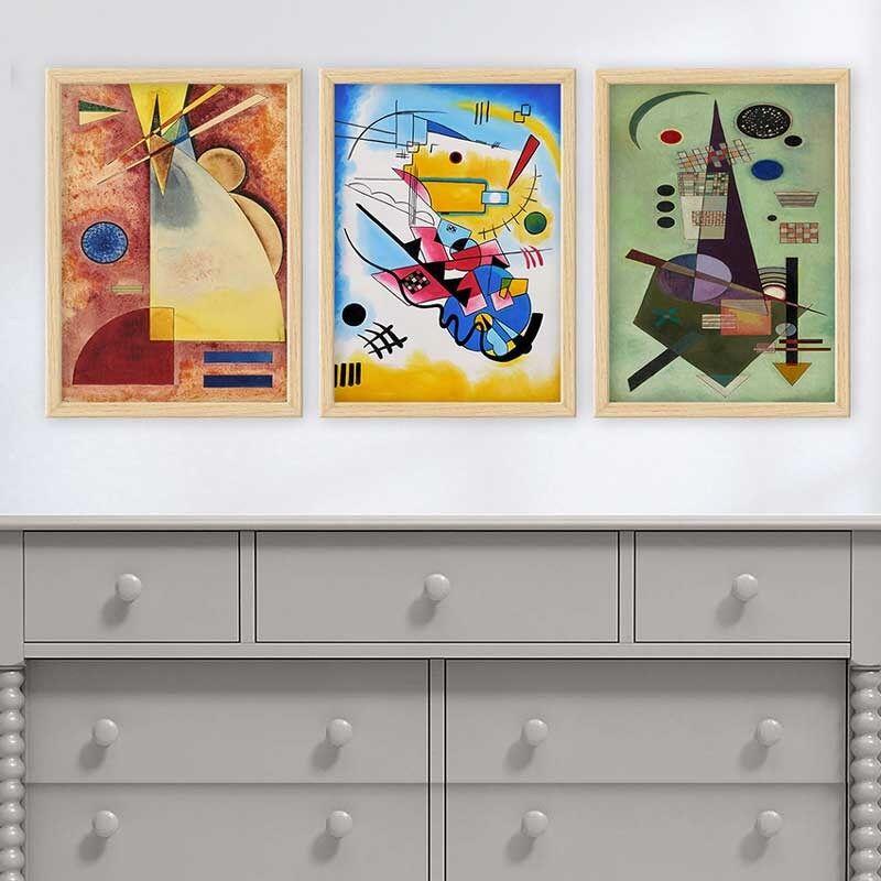 Wallity Set uramljenih slika 3NTC_UN14832, 3 dijela