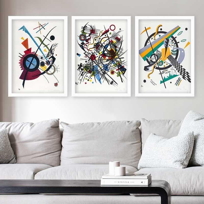 Wallity Set uramljenih slika 3BC_UN2968523, 3 dijela