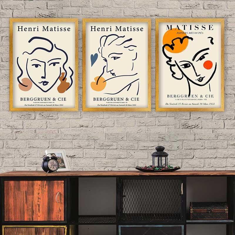 Wallity Set uramljenih slika 3AC_UN451418, 3 dijela
