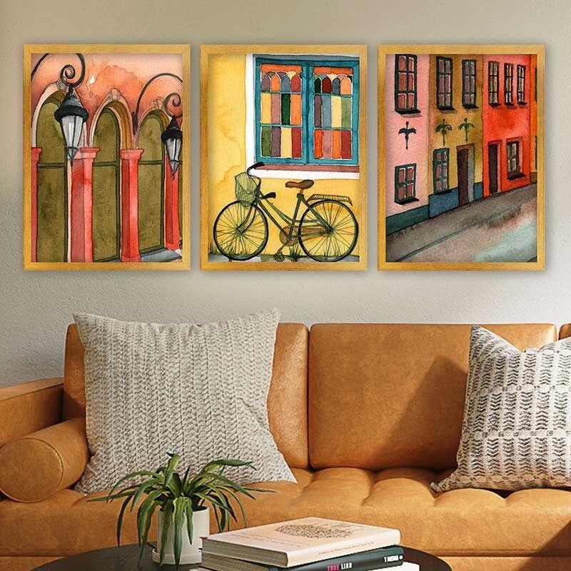 Wallity Set uramljenih slika 3AC_255218, 3 dijela