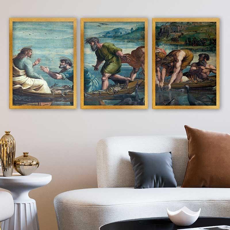 Wallity Set uramljenih slika 3AC_UN3848229, 3 dijela