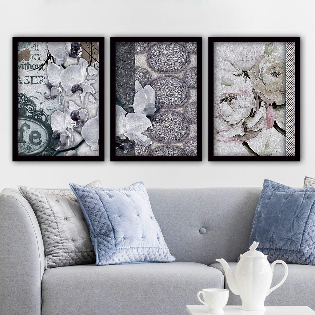 Wallity Set uramljenih slika 3SC124, 3 dijela