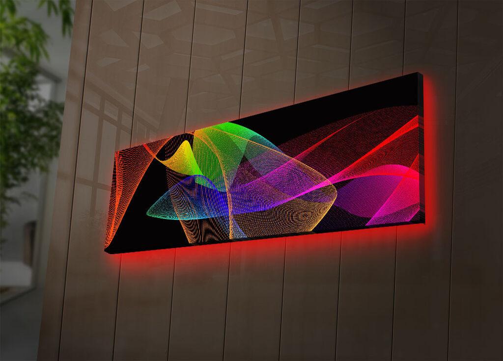 Zidna slika sa LED osvetljenjem 3090DACT-60, 30x90 cm