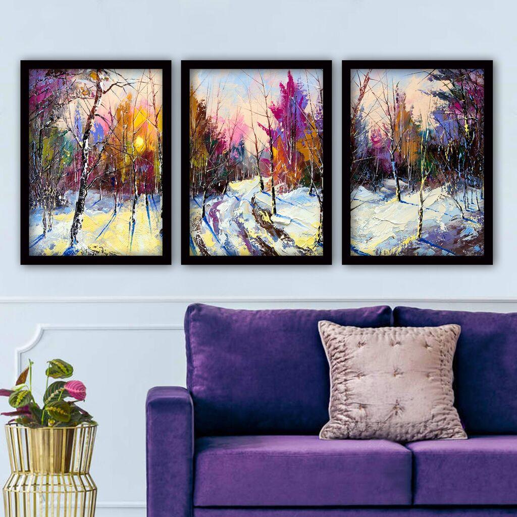 Wallity Set uramljenih slika 3SC180, 3 dijela