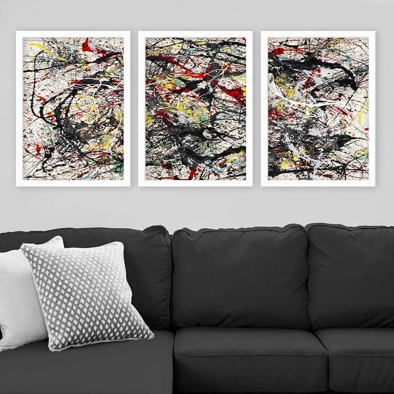 Wallity Set uramljenih slika 3BC_UN1438755097, 3 dijela