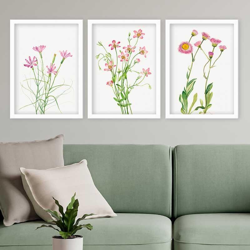 Wallity Set uramljenih slika 3BC_32613479, 3 dijela