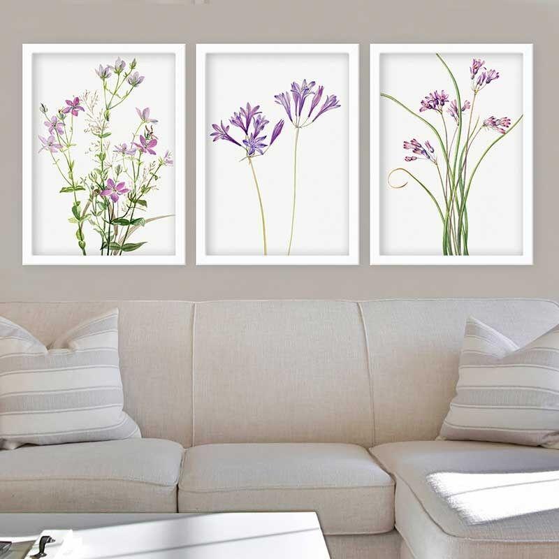 Wallity Set uramljenih slika 3BC_2613520, 3 dijela