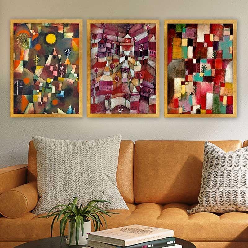 Wallity Set uramljenih slika 3AC_UN811500, 3 dijela