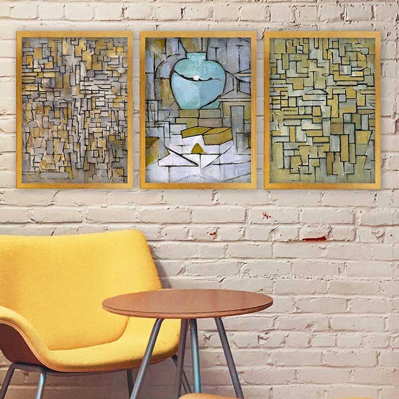 Wallity Set uramljenih slika 3AC_UN3894486, 3 dijela