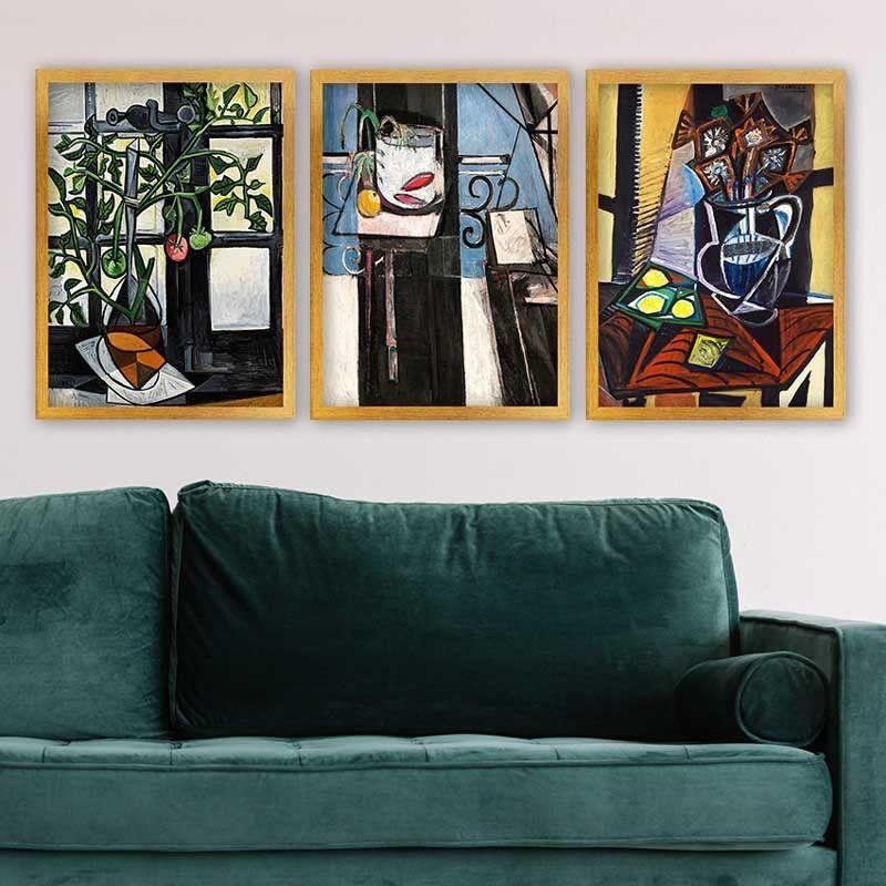 Wallity Set uramljenih slika 3AC_UNPP04, 3 dijela