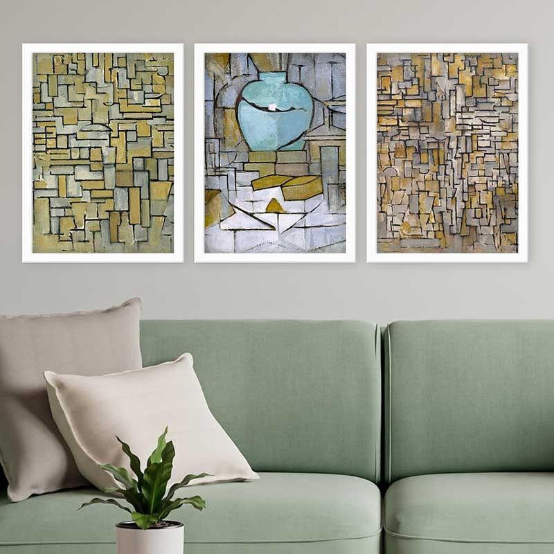 Wallity Set uramljenih slika 3BC_UN3894486, 3 dijela