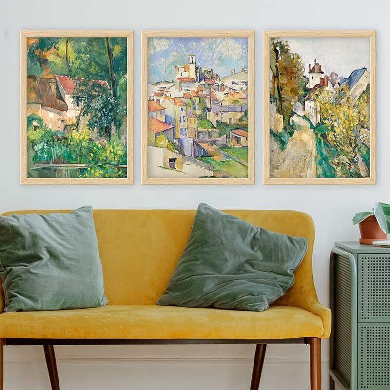 Wallity Set uramljenih slika 3NTC_UN2036304, 3 dijela