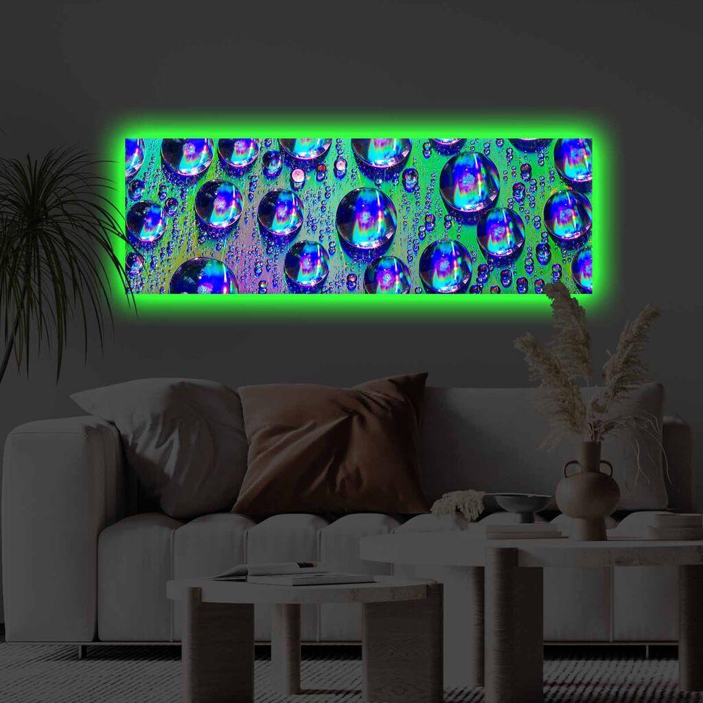 Zidna slika sa LED osvetljenjem 3090KTLGDACT - 008, 30x90 cm