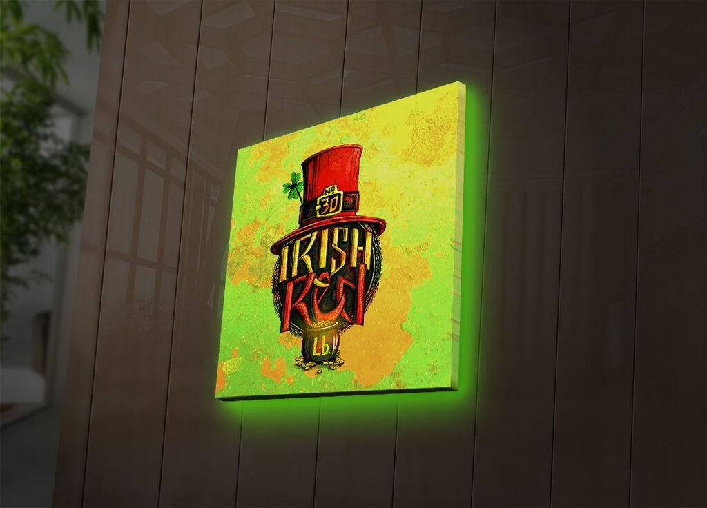 Zidna slika sa LED osvetljenjem 2828DACT-37, 28x28 cm