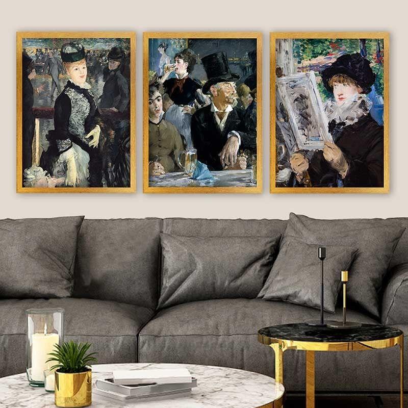 Wallity Set uramljenih slika 3AC_UN195150, 3 dijela