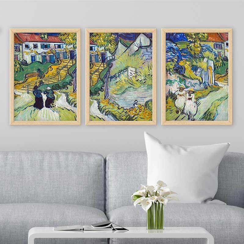 Wallity Set uramljenih slika 3NTC_UN3868302, 3 dijela