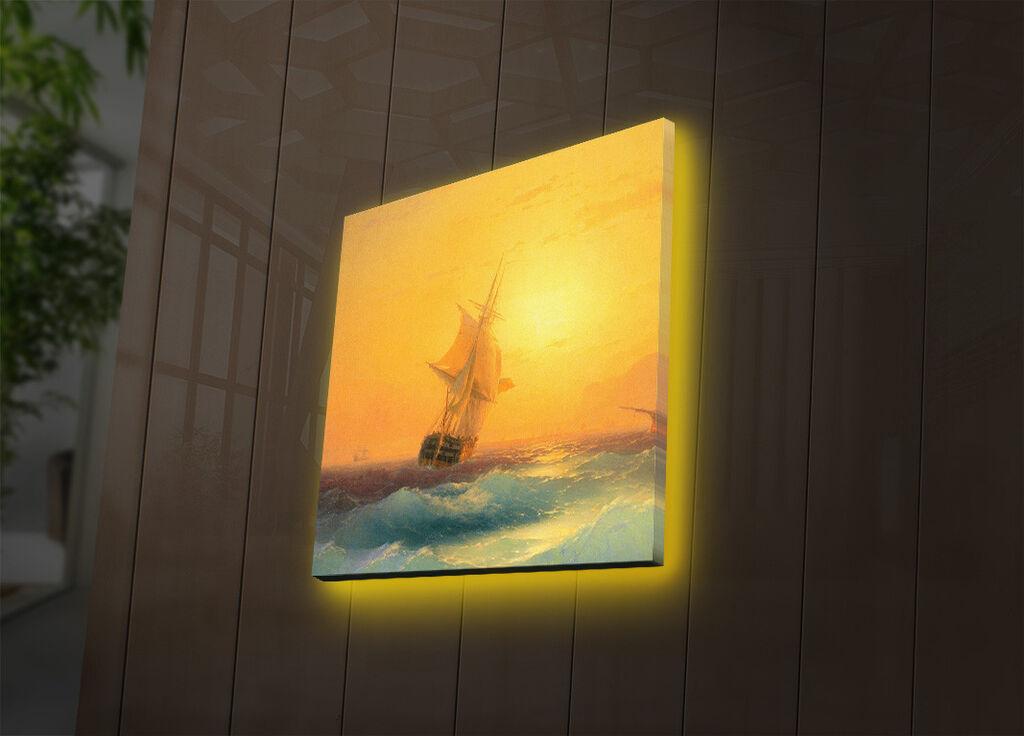 Zidna slika sa LED osvetljenjem 2828DACT-47, 28x28 cm