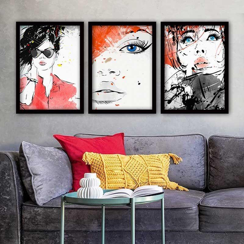 Wallity Set uramljenih slika 3SC_2848730, 3 dijela