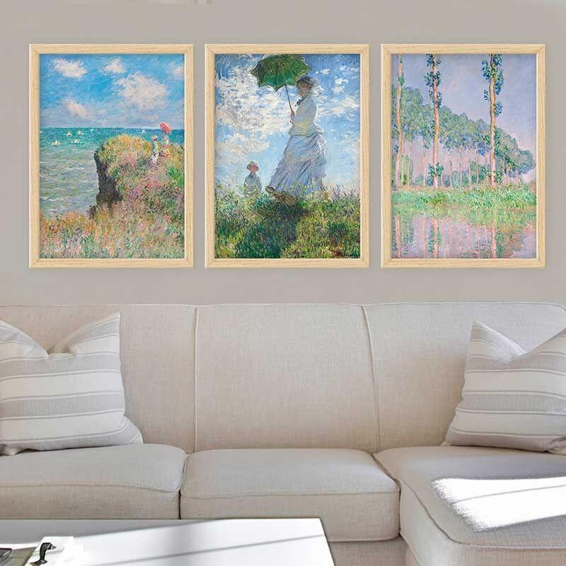 Wallity Set uramljenih slika 3NTC_UN547252, 3 dijela