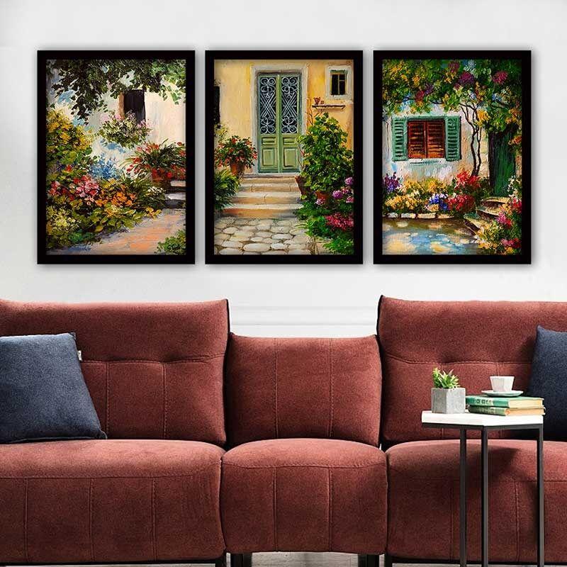 Wallity Set uramljenih slika 3SC_7547042, 3 dijela