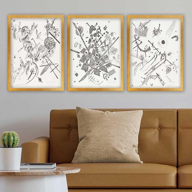 Wallity Set uramljenih slika 3AC_UN2968500, 3 dijela