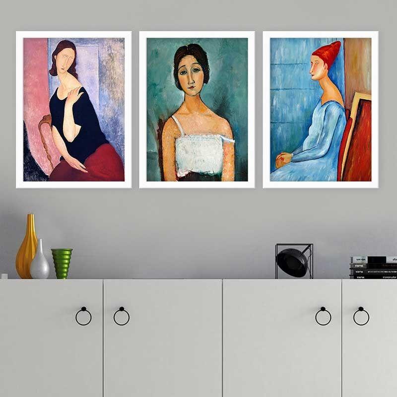 Wallity Set uramljenih slika 3BC_UN852364, 3 dijela