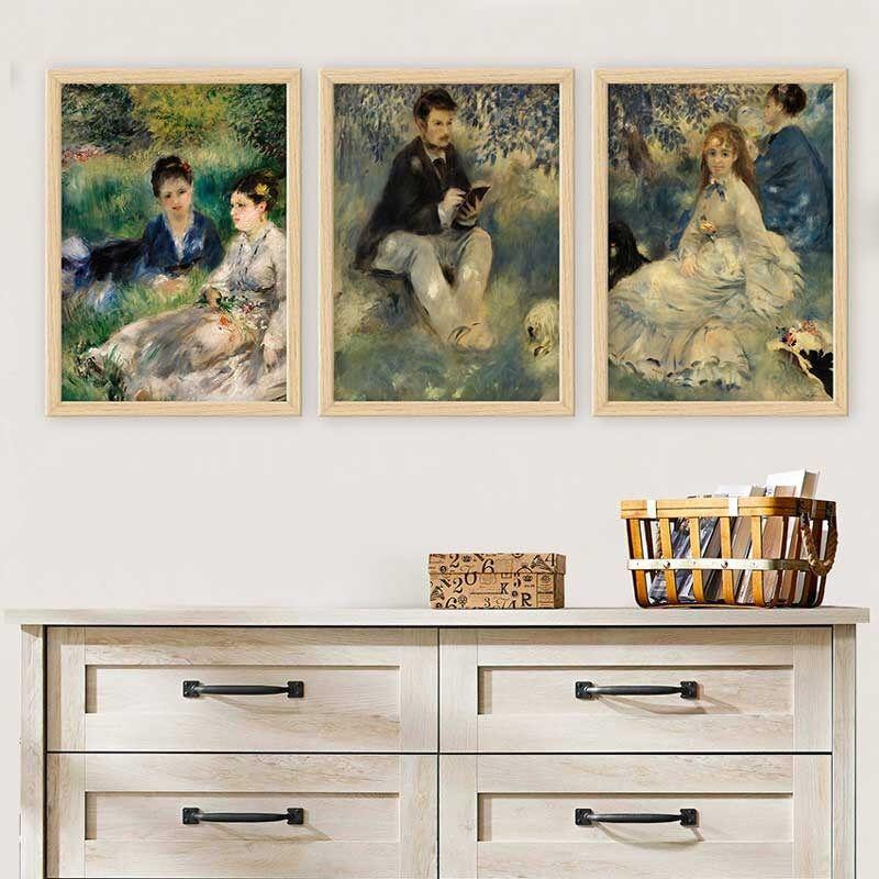 Wallity Set uramljenih slika 3NTC_UN894914, 3 dijela