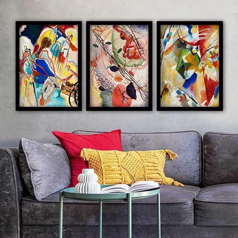 Wallity Set uramljenih slika 3SC_UN2763120 , 3 dijela