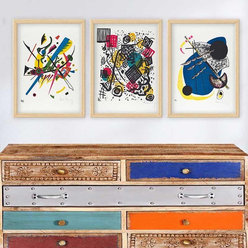 Wallity Set uramljenih slika 3NTC_UN2968530 , 3 dijela