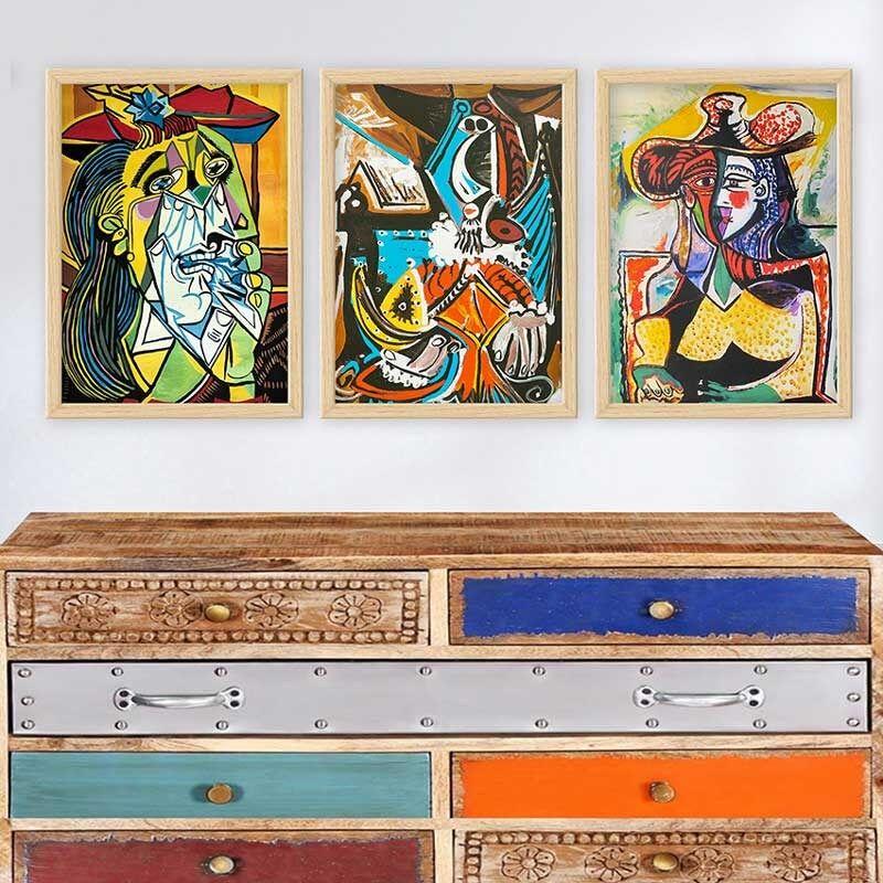 Wallity Set uramljenih slika 3NTC_UNPP09, 3 dijela