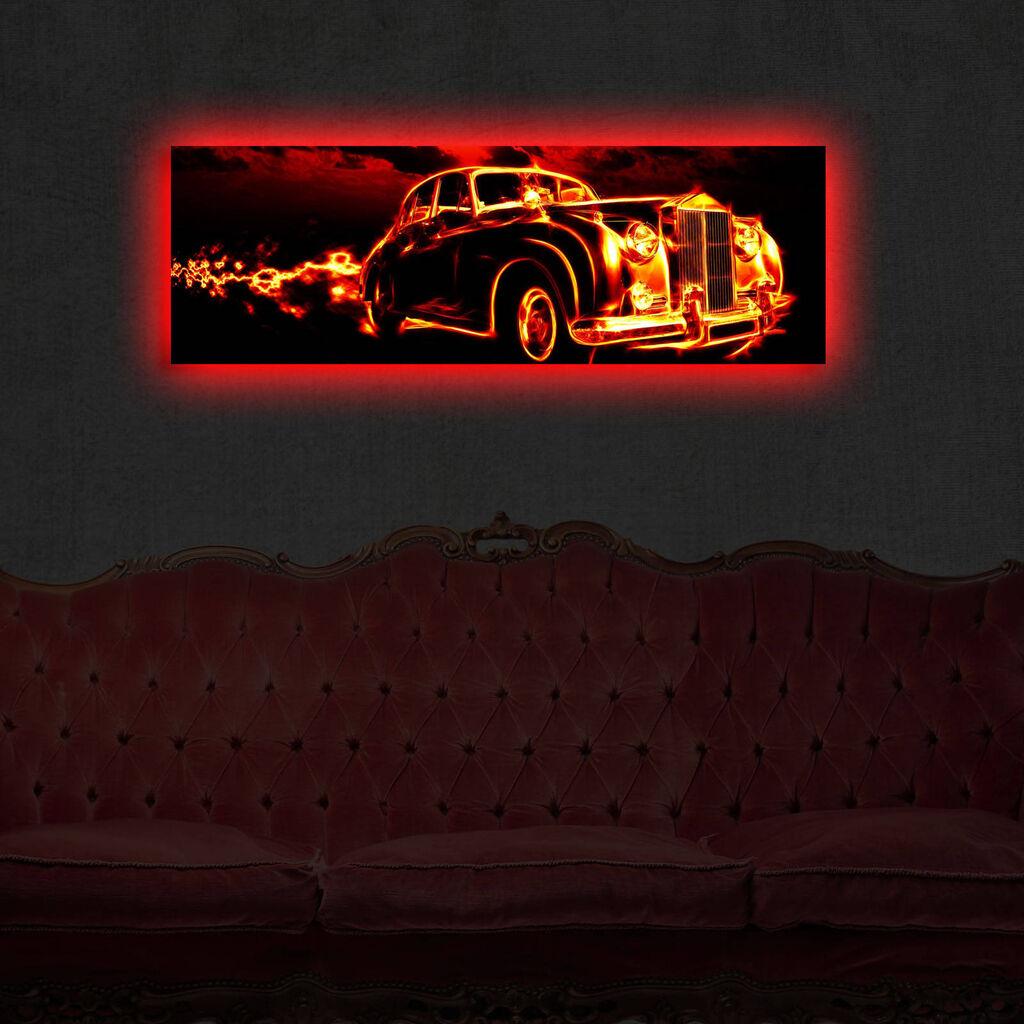 Zidna slika sa LED osvetljenjem 3090DACT-43, 30x90 cm
