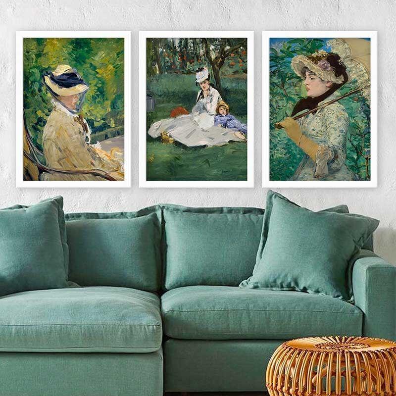 Wallity Set uramljenih slika 3BC_UN145358, 3 dijela