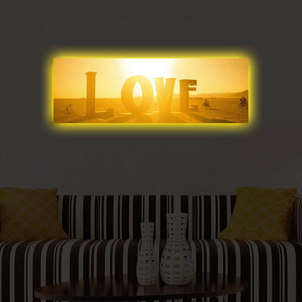 Zidna slika sa LED osvetljenjem 3090DACT-40, 30x90 cm